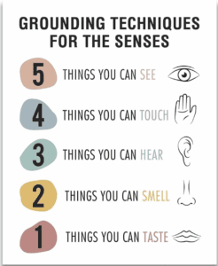Grounding Techniques for the Senses Poster
