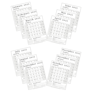 FREE Printable 2025 Calendar With Holidays